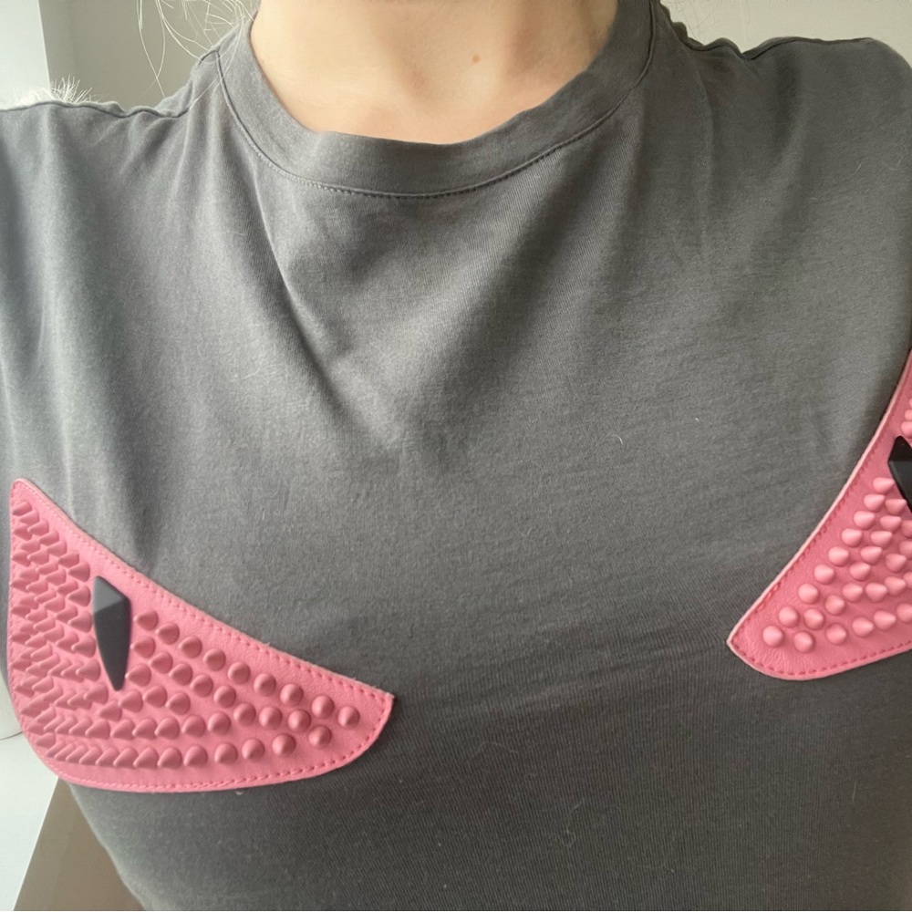 Fendi faces shirt. Xs